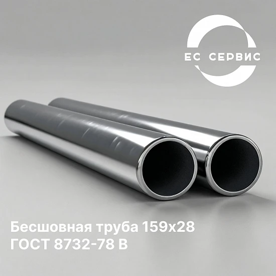 Бесшовная труба 159х28 ГОСТ 8732-78 В
